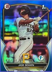 Jase Bowen [Blue] #BPPF-146 Baseball Cards 2023 Bowman 1st Edition Prices