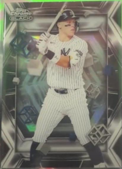 Aaron Judge #DOD-6 Baseball Cards 2025 Topps Chrome Black Depth of Darkness