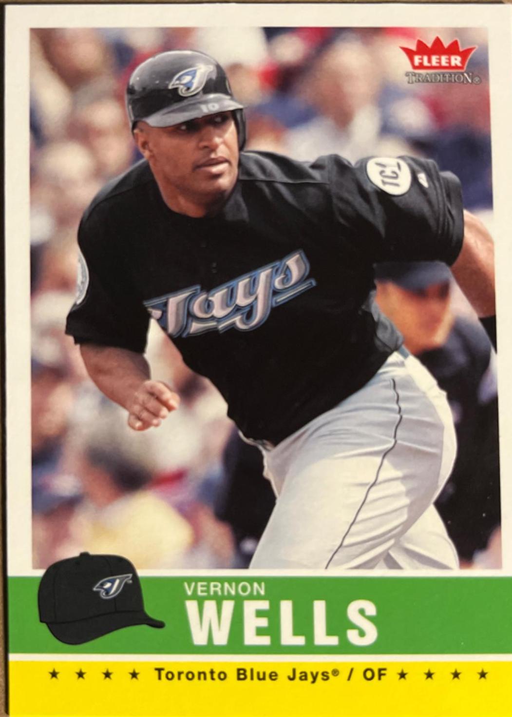 Vernon Wells #33 Baseball Cards 2006 Fleer Tradition