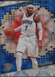 Carmelo Anthony Galactic #4 Basketball Cards 2017 Panini Revolution