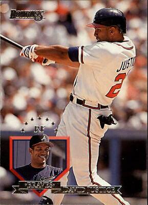 David Justice #1 Baseball Cards 1995 Donruss