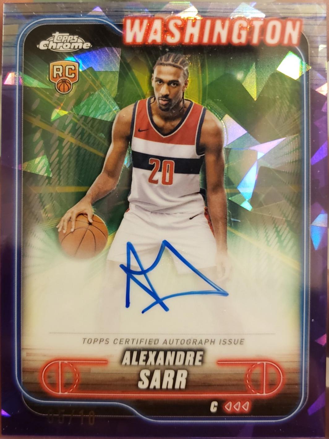 Alexandre Sarr [Purple Sapphire] #TCA-ASA