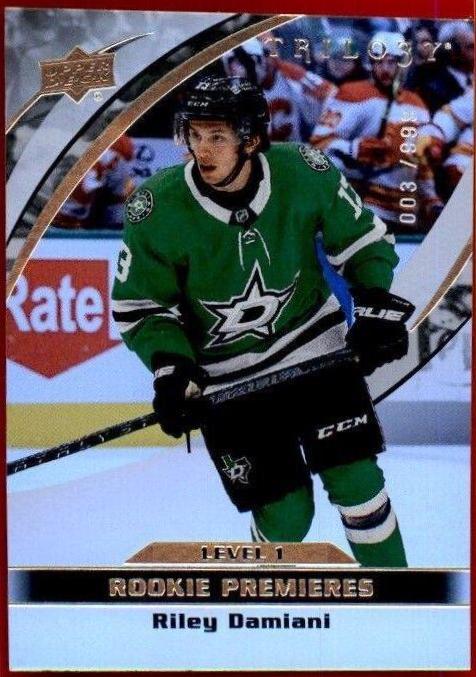 Riley Damiani #11 Hockey Cards 2021 Upper Deck Trilogy