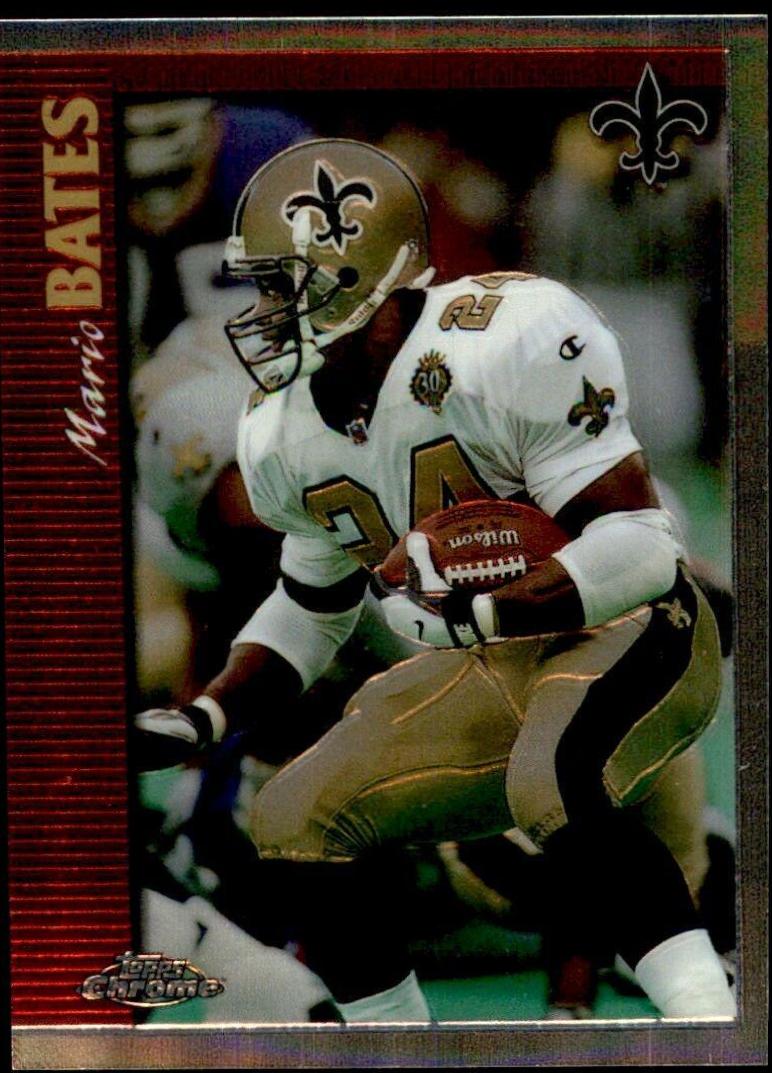 Mario Bates #15 Football Cards 1997 Topps Chrome