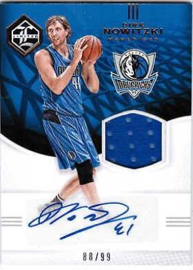 Dirk Nowitzki #LJS-DN Basketball Cards 2016 Panini Limited Limited Jersey Signatures