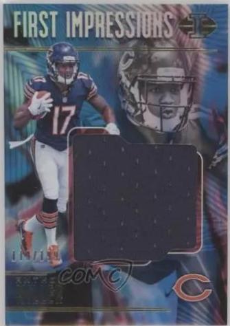 Anthony Miller #FI-AM Football Cards 2018 Panini Illusions First Impressions Memorabilia