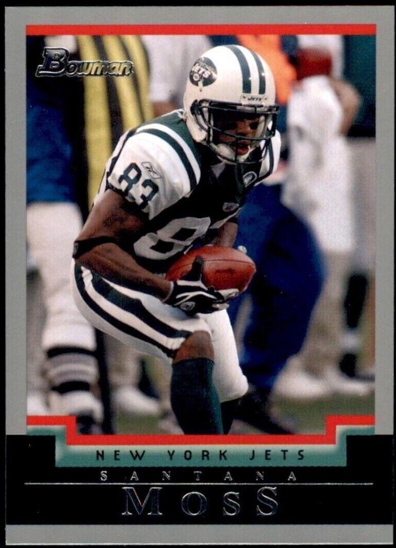 Santana Moss #6 Football Cards 2004 Bowman