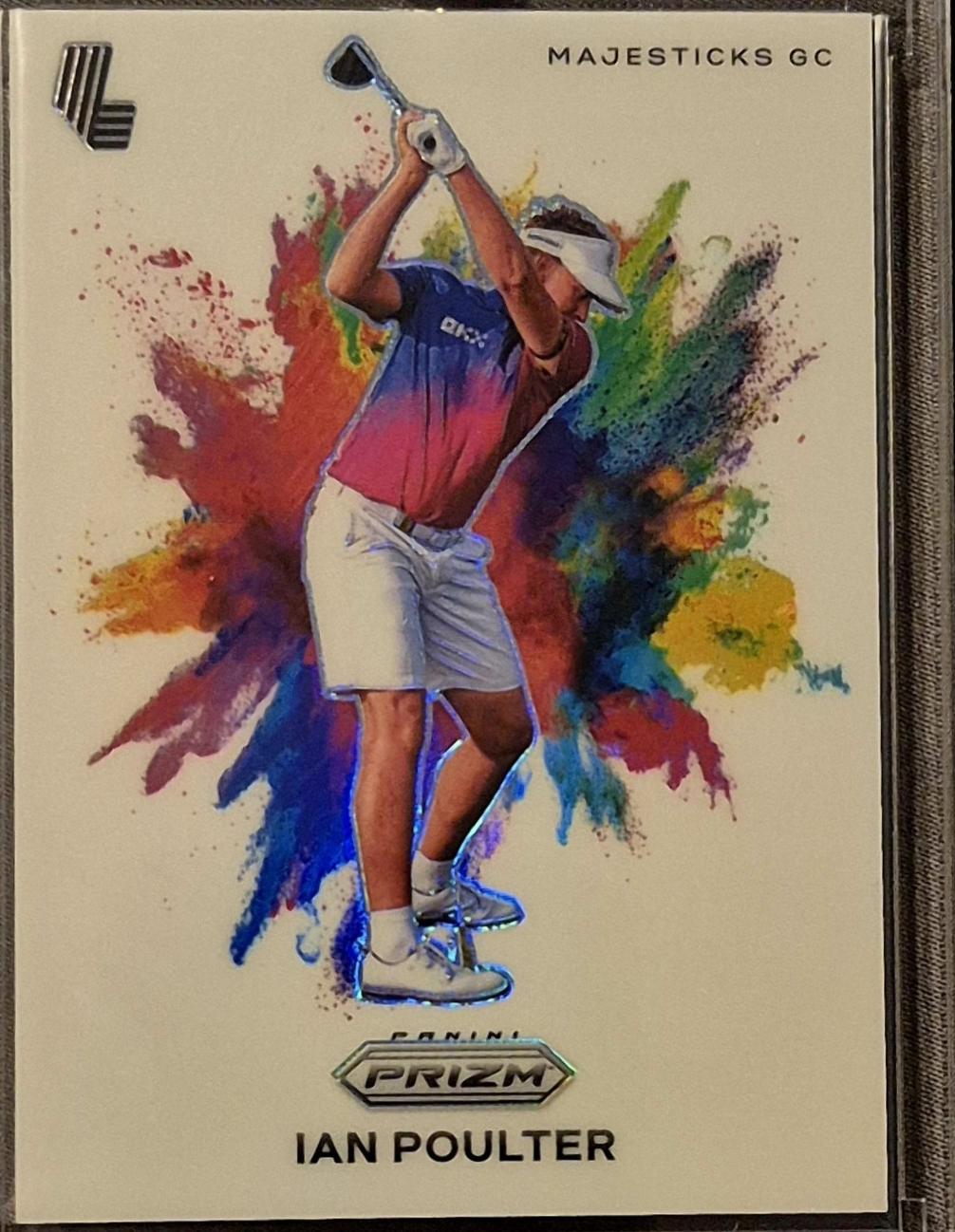 Ian Poulter #2 Golf Cards 2024 Panini Prizm LIV Color Blast