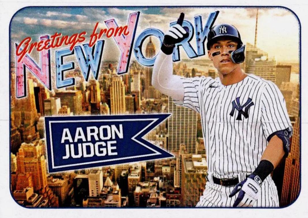 Aaron Judge #PC-15 Baseball Cards 2022 Topps Archives Postcards