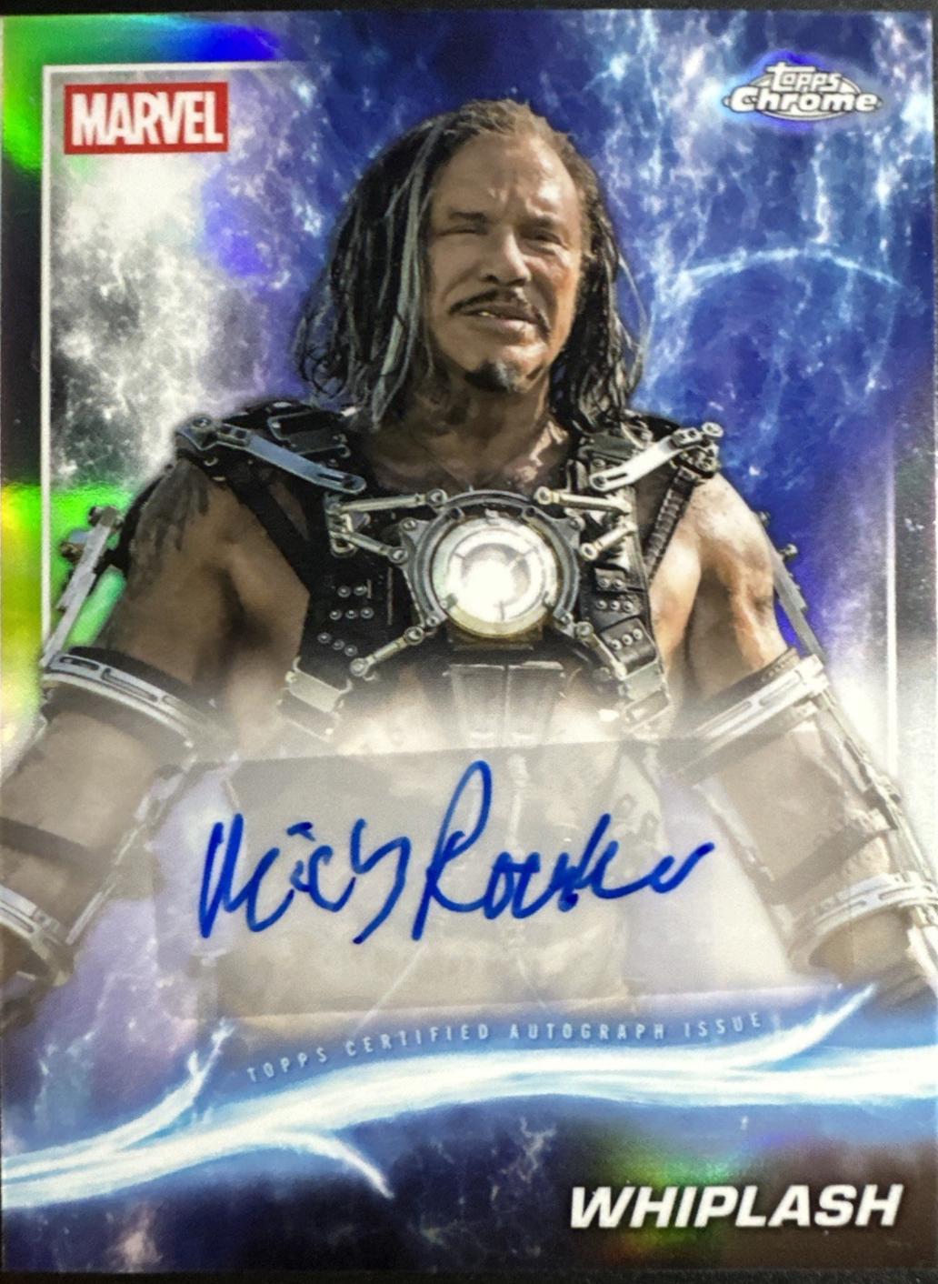 2025 Mickey Rourke as Whiplash #AA-MKR