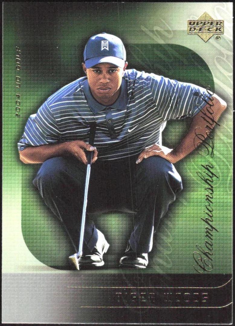 Tiger Woods #CP-7 2004 Upper Deck Champion Portfolio Golf