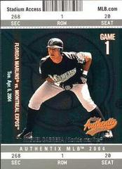 Miguel Cabrera #57 Baseball Cards 2004 Fleer Authentix Prices