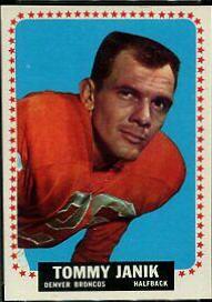 Tommy Janik #49 Football Cards 1964 Topps