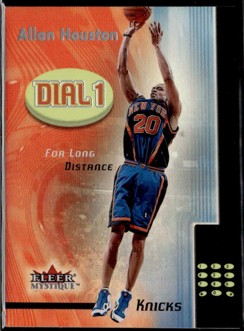 Allan Houston #5 Basketball Cards 2000 Fleer Mystique Dial 1