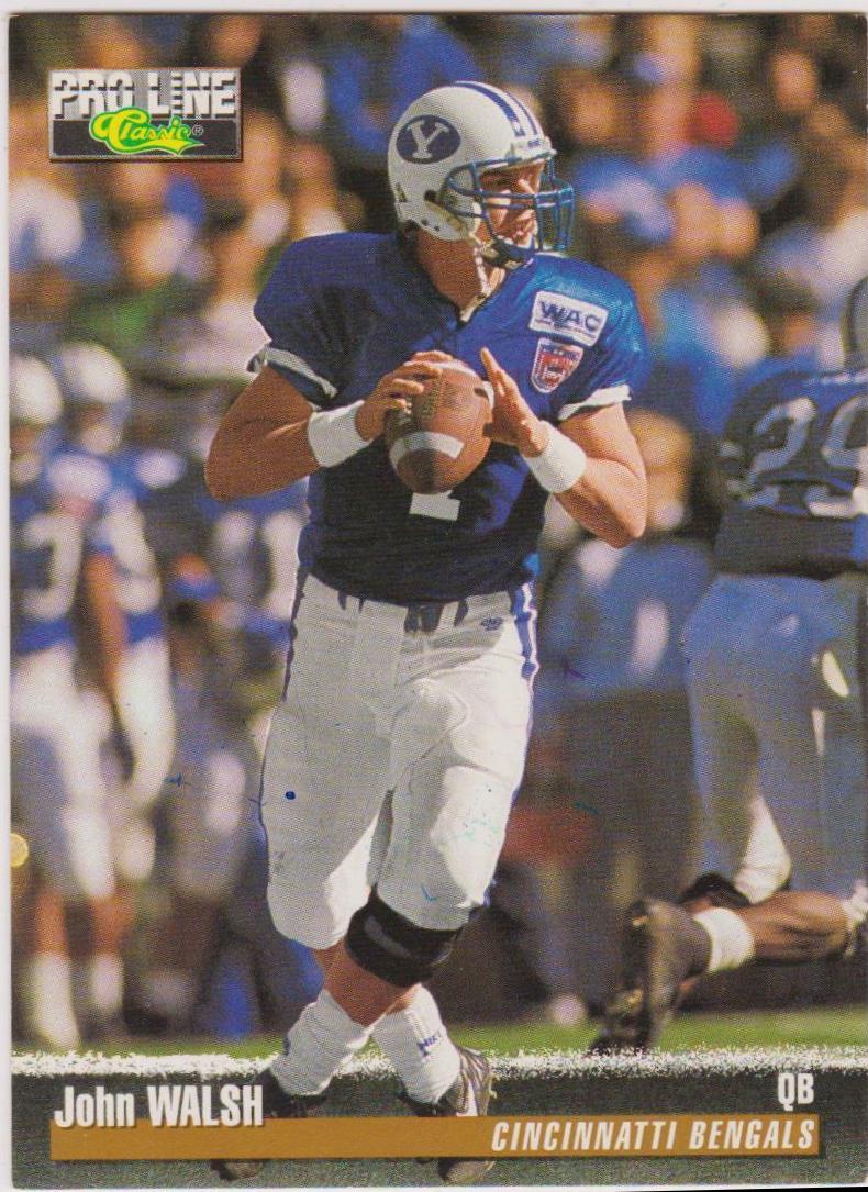 John Walsh #269 Football Cards 1995 Pro Line