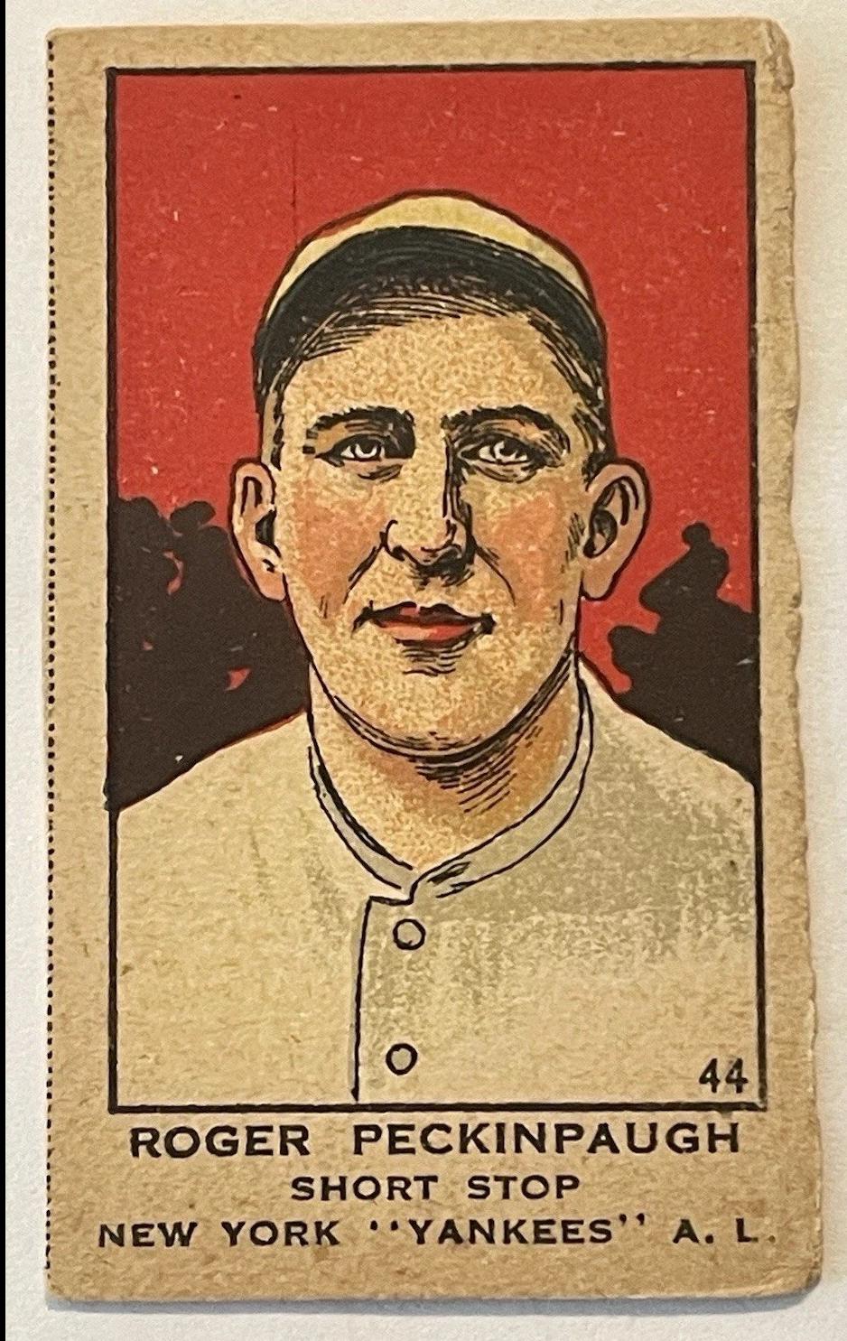 Roger Peckinpaugh #44 1919-21 W514 Baseball
