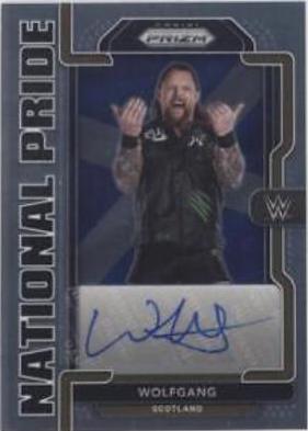 Wolfgang #NP-WGN Wrestling Cards 2022 Panini Chronicles WWE National Pride Signatures
