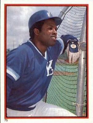Hal McRae #75 Baseball Cards 1983 O Pee Chee Stickers