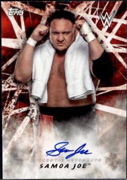 Samoa Joe #A-SJ Wrestling Cards 2018 Topps WWE Road To Wrestlemania Autographs