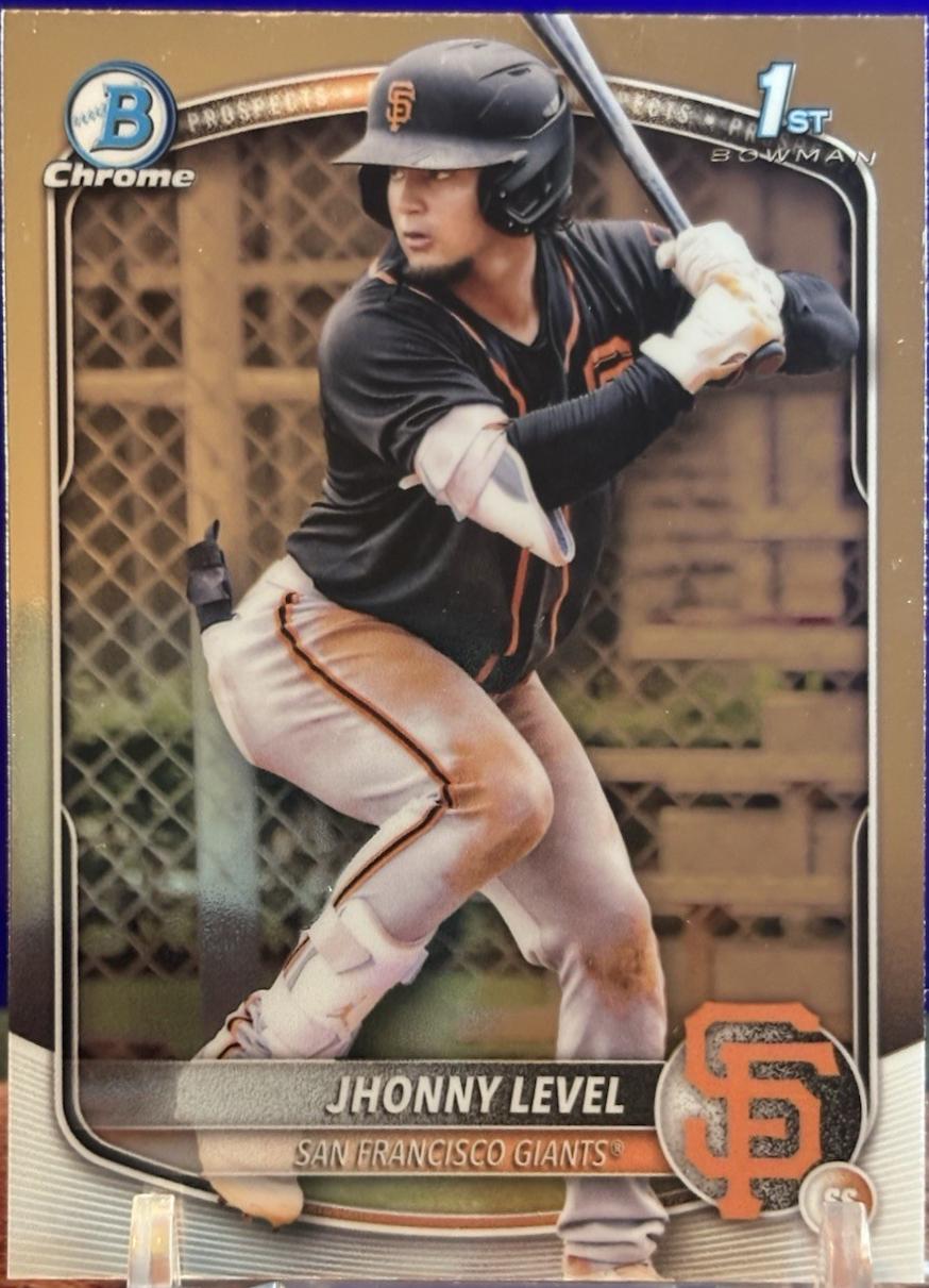 Jhonny Level #BCP-147 Baseball Cards 2025 Bowman Chrome Prospects