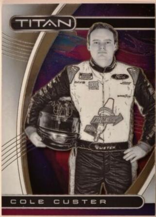 Cole Custer #5 Racing Cards 2021 Panini Chronicles NASCAR Titan