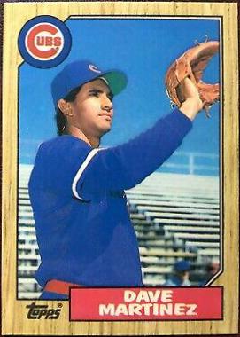 1987 Dave Martinez #73T