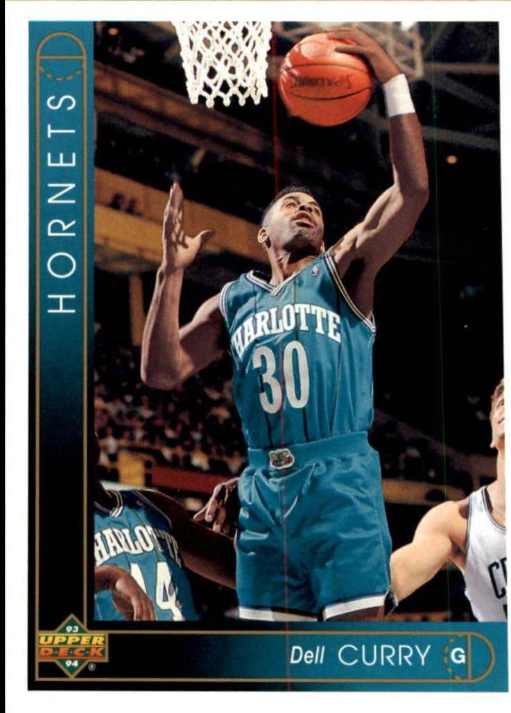 Dell Curry #3 Basketball Cards 1993 Upper Deck