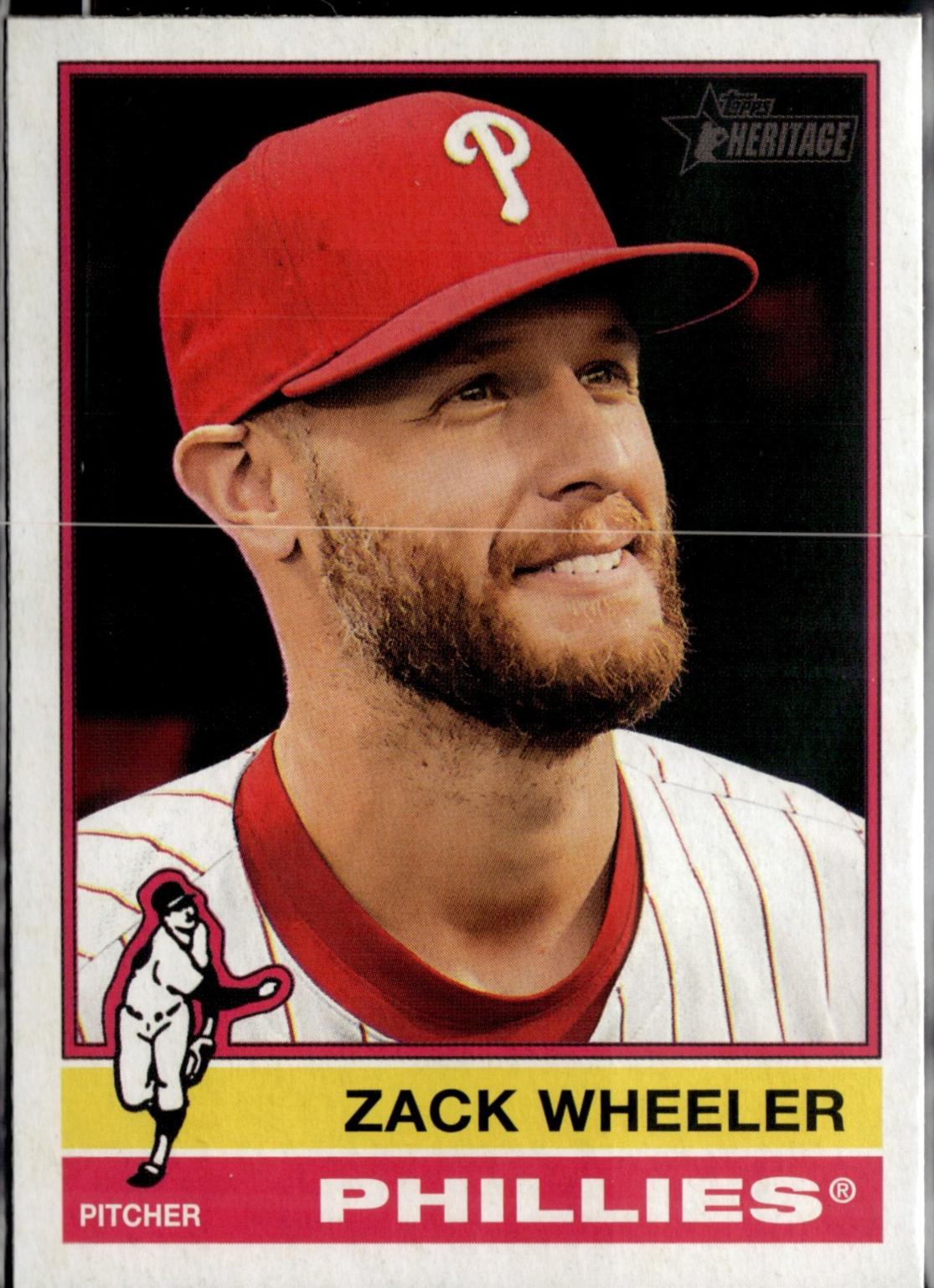 Zack Wheeler #65 Baseball Cards 2025 Topps Heritage