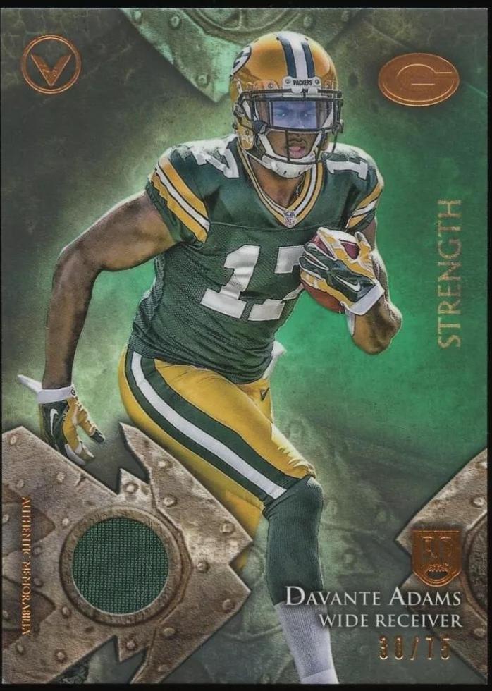 Davante Adams #VRR-DA Football Cards 2014 Topps Valor Rookie Relics