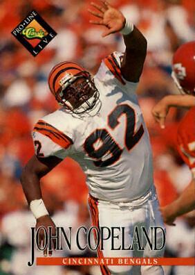 John Copeland #15 Football Cards 1994 Pro Line Live