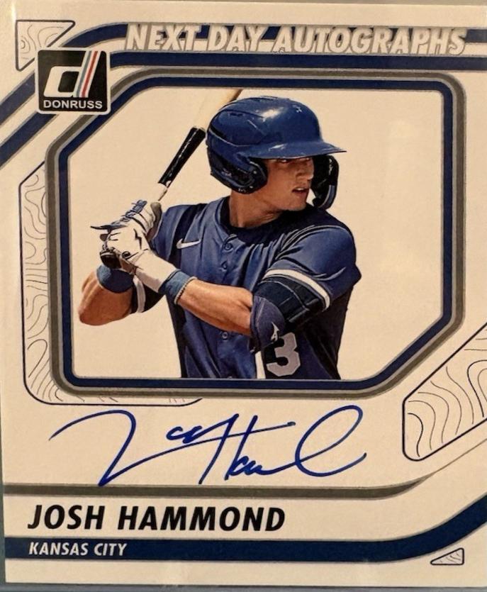 Josh Hammond #ND-JH 2026 Panini Donruss Next Day Autograph Baseball