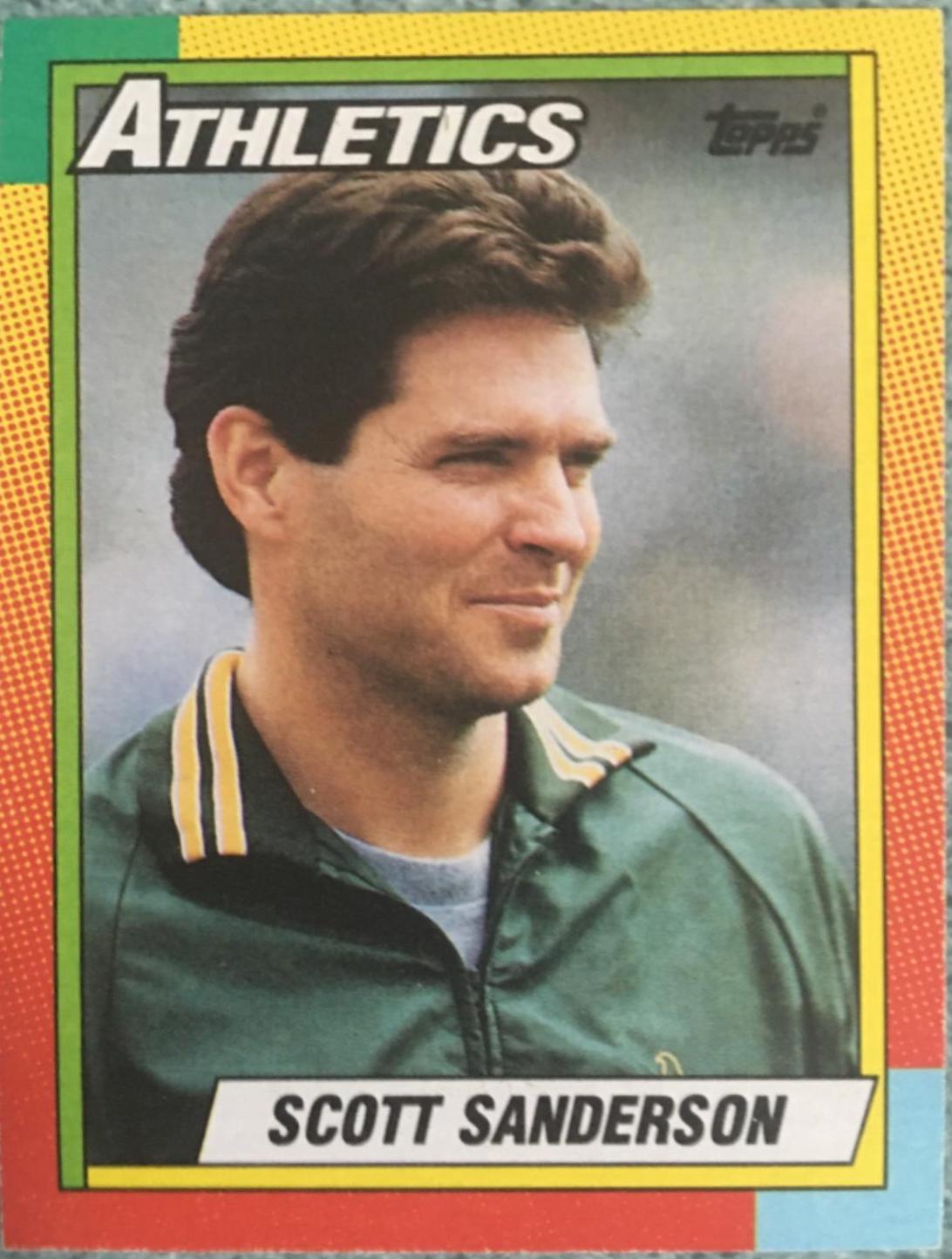 Scott Sanderson #110T Baseball Cards 1990 Topps Traded