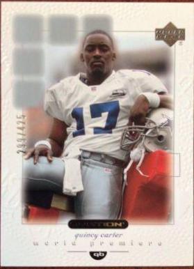 Quincy Carter #127 2001 Upper Deck Ovation Football