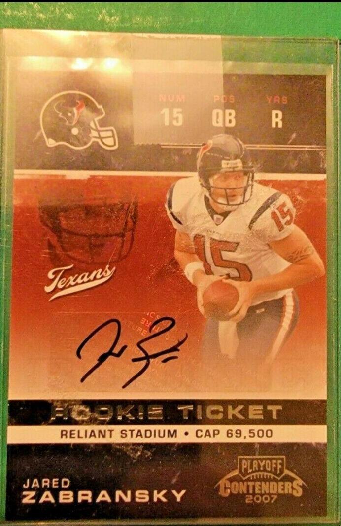 Jared Zabransky #164 2007 Playoff Contenders Football