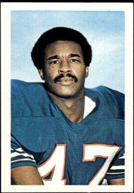 Pete Richardson #41 Football Cards 1972 NFLPA Wonderful World Stamps
