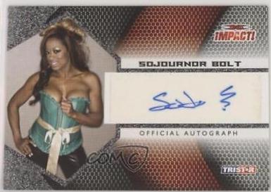 Sojournor Bolt #IA-54 Wrestling Cards 2009 TriStar TNA Impact Autograph