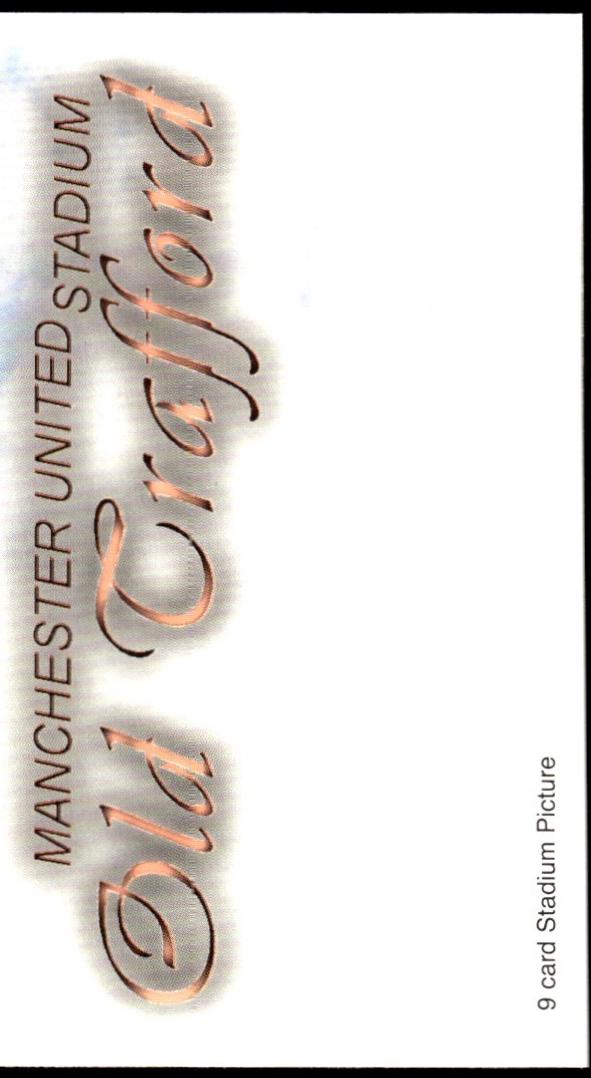 Stadium Picture #85 1997 Futera Manchester United Fans Selection Soccer