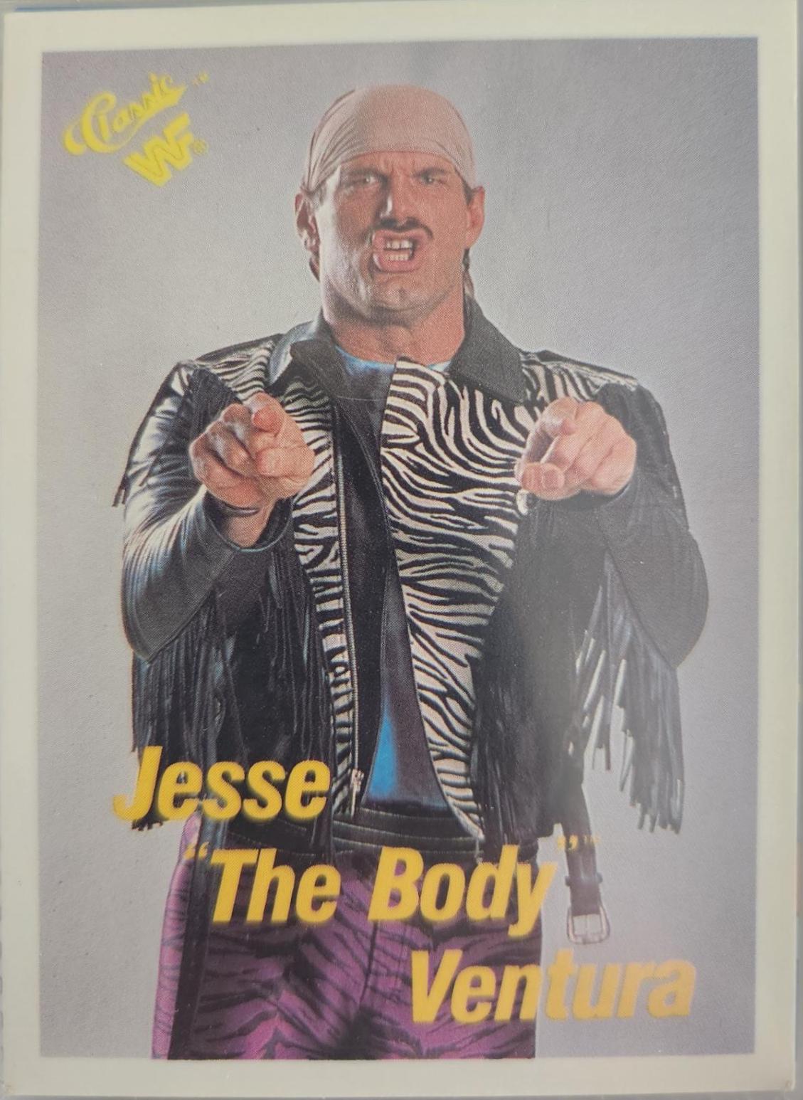 Jesse 'The Body' Ventura #53 Wrestling Cards 1989 Classic WWF