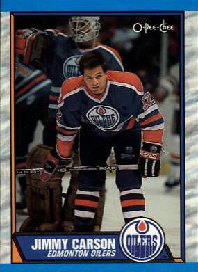 Jimmy Carson #127 Hockey Cards 1989 O-Pee-Chee