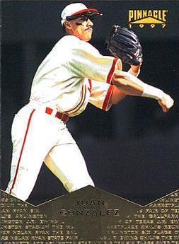 Juan Gonzalez #18 Baseball Cards 1997 Pinnacle