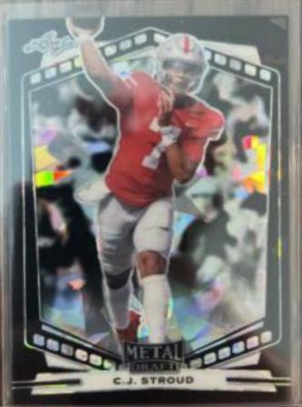 C. J. Stroud #B-CJS 2022 Leaf Metal Draft Football