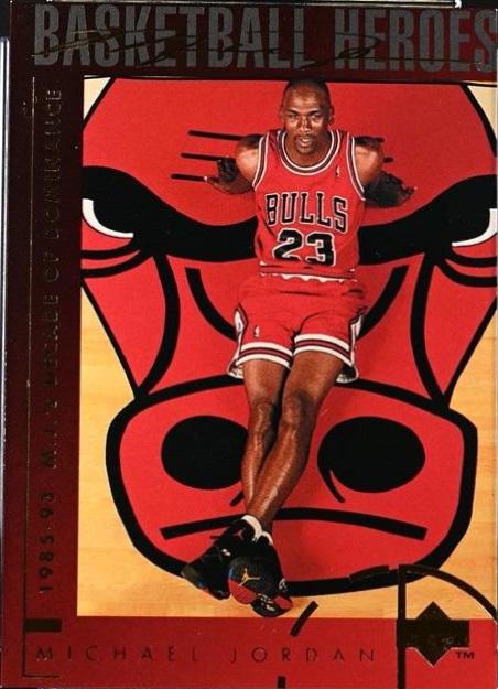 Michael Jordan #44 Basketball Cards 1994 Upper Deck Jordan Heroes