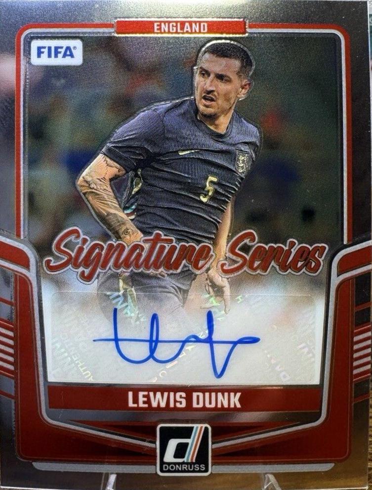 Lewis Dunk #6 Soccer Cards 2024 Panini Donruss Signature Series