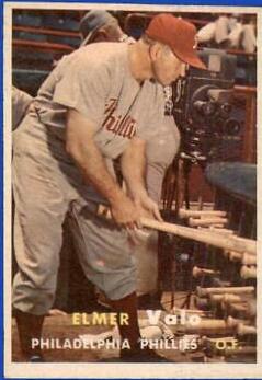 Elmer Valo #54 1957 Topps Baseball