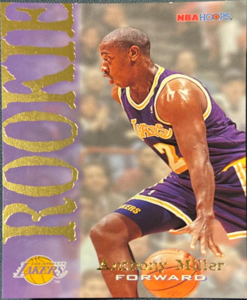 Anthony Miller #340 Basketball Cards 1994 Hoops