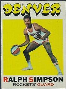 Ralph Simpson #232 Basketball Cards 1971 Topps