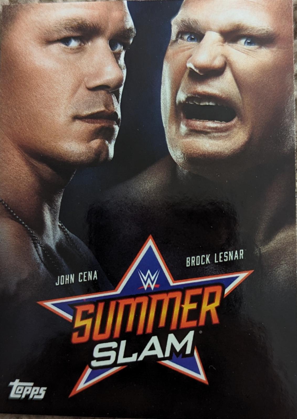 SummerSlam 2014 #SS-14 Wrestling Cards 2019 Topps WWE SummerSlam Poster Spotlight