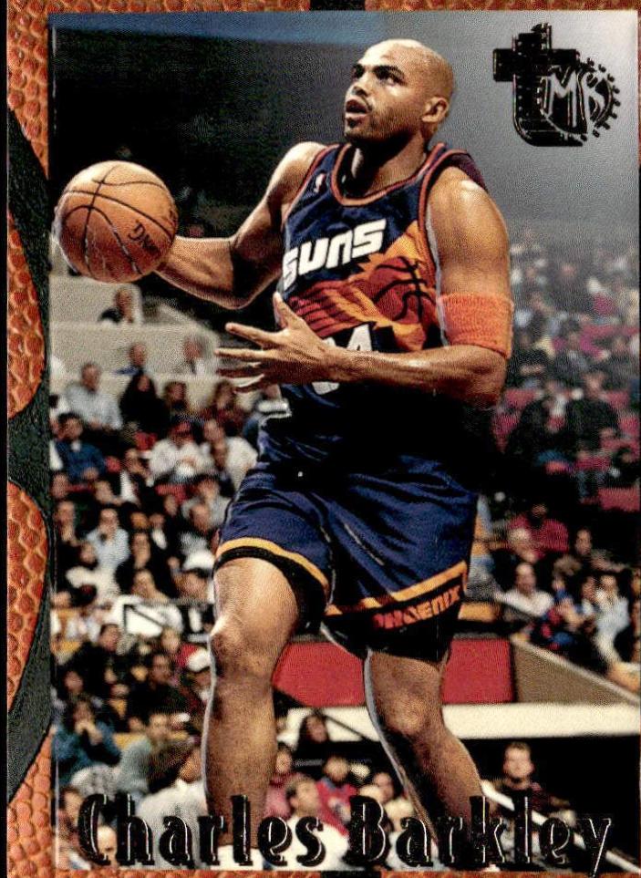 Charles Barkley #74 Basketball Cards 1994 Topps Embossed