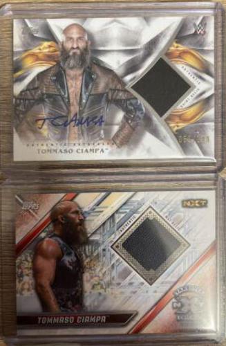 Tommaso Ciampa #UAR-TC Wrestling Cards 2019 Topps WWE Undisputed Auto Relic