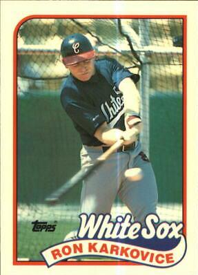 Ron Karkovice #308 Baseball Cards 1989 Topps Tiffany